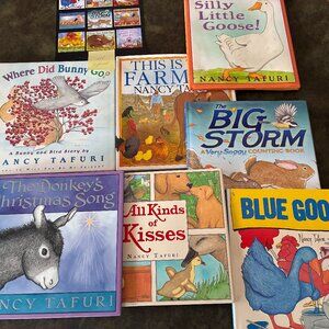 Lot of 7 NANCY TAFURI Children's Books, Exc. condition, All Signed, 1st/1st HCDJ